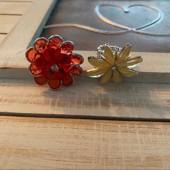 Flower ring pair - Picture 5 of 6